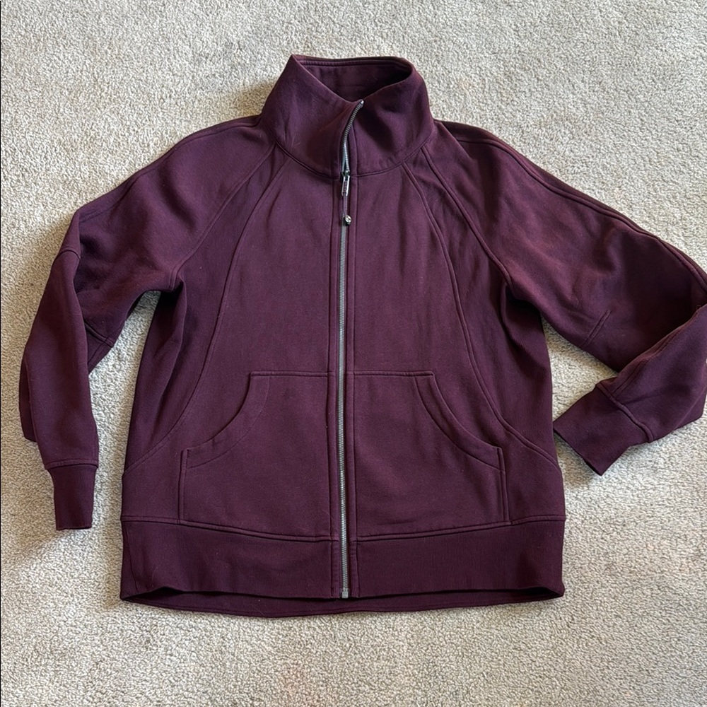 Lululemon oversized full zip scuba hoodie